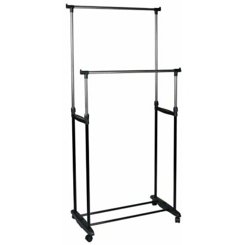 Напольная вешалка Напольная вешалка для одежны Вешалка напольная - рейл раздвижная двойная 1000₽