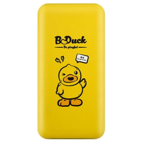 Внешний аккумулятор с беспроводной зарядкой Momax Q.Power Touch B.Duck Wireless External Battery Pack 10000mAh Yellow (IP91MFIY)