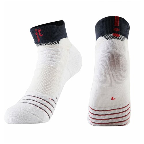 фото Носки justtrack, размер 40-45, синий, белый