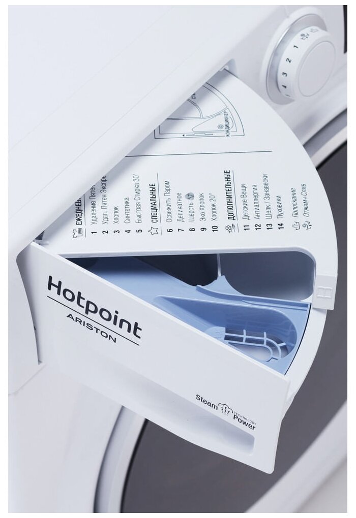 Стиральная машина Hotpoint RST 602 ST K, белый - фотография № 4