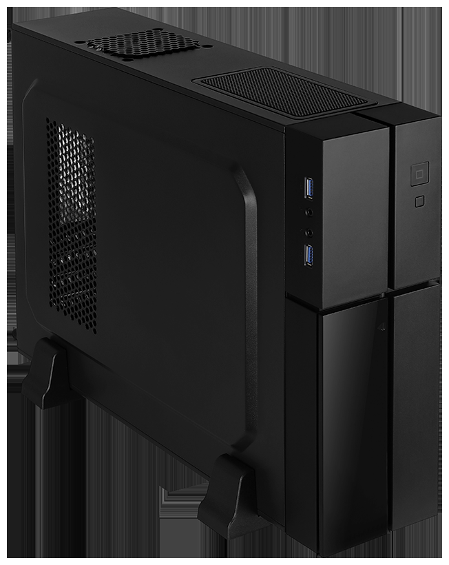 Корпус mATX AEROCOOL , Slim-Tower, без БП, черный - фото №10