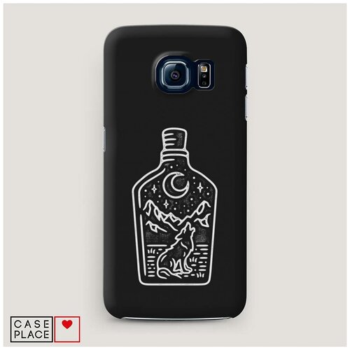 фото Чехол пластиковый samsung galaxy s7 бутылка арт case place