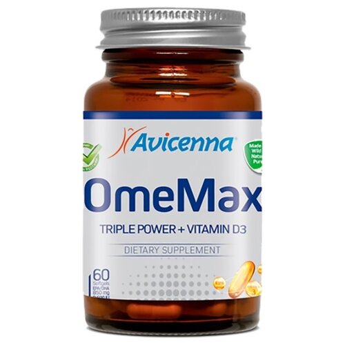 Купить Avicenna ОмеМакс с витамином D3 60 капсул