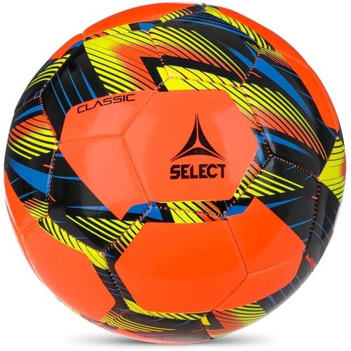 Футбольный мяч SELECT CLASSIC V23, оранж/чер/жел, 4 форма металлическая футбольный мяч wilton 2105 2044
