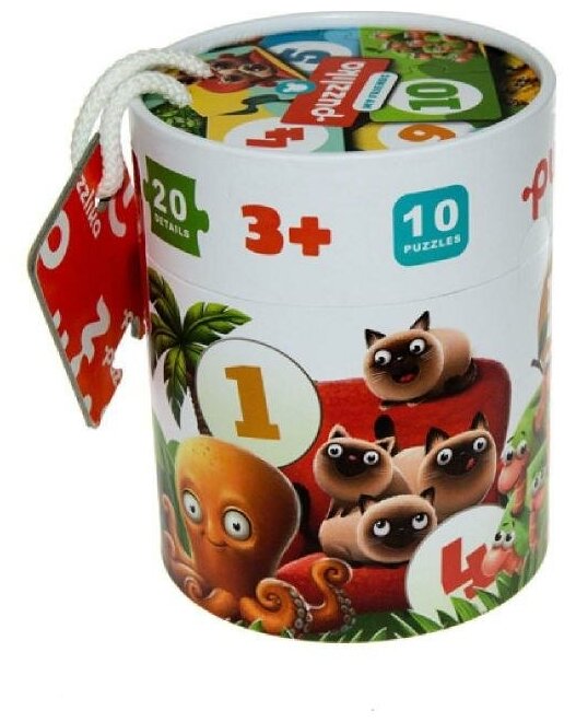 Пазлы развивающие "Мои друзья"