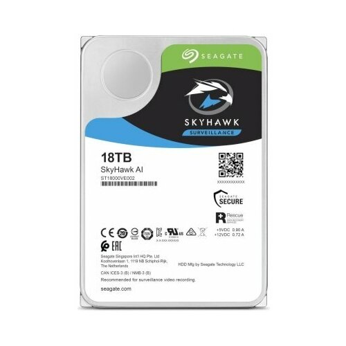 Жесткий диск Seagate Original ST18000VE002 18Tb SATA-III