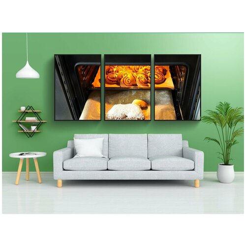 фото Набор модулных постеров для интерьера "печь, духовой шкаф, пасха" 60x90 см. в тубусе, без рамки lotsprints