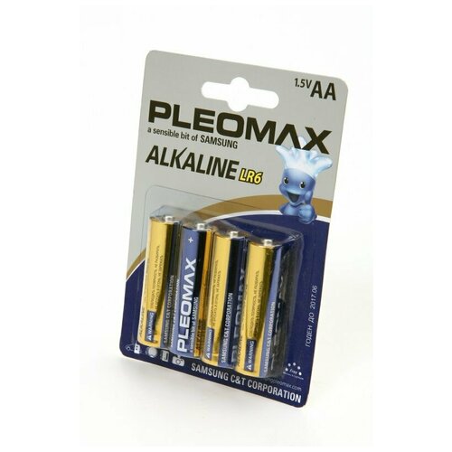 pleomax батарейка pleomax 6f22 PLEOMAX Батарейка PLEOMAX LR6 BL4, 4шт