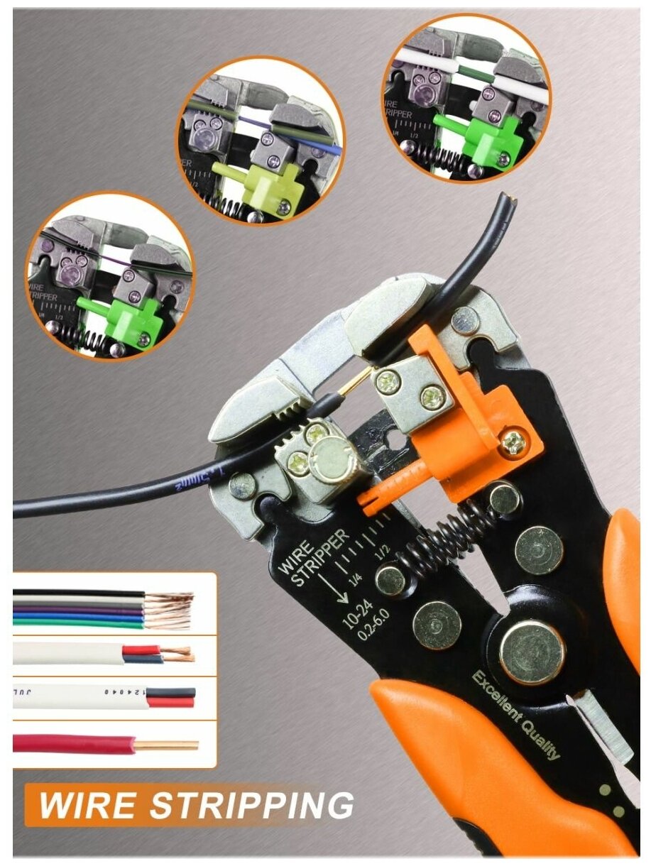 Стриппер электромонтажный для зачистки изоляции - фотография № 11