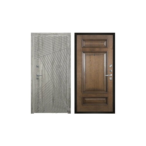 Дверь Nova грей софт Рим коньяк шпон