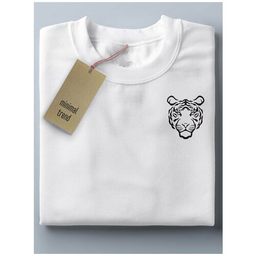 Футболка minimal trend, размер XS, белый