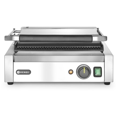 Гриль контактный HENDI Panini 340х230 мм рифленаярифленая 263655 3281000₽