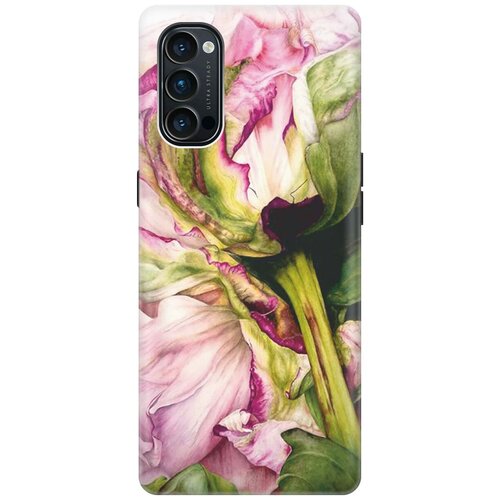 фото Re:pa чехол - накладка artcolor для oppo reno4 с принтом "нежность цветка"