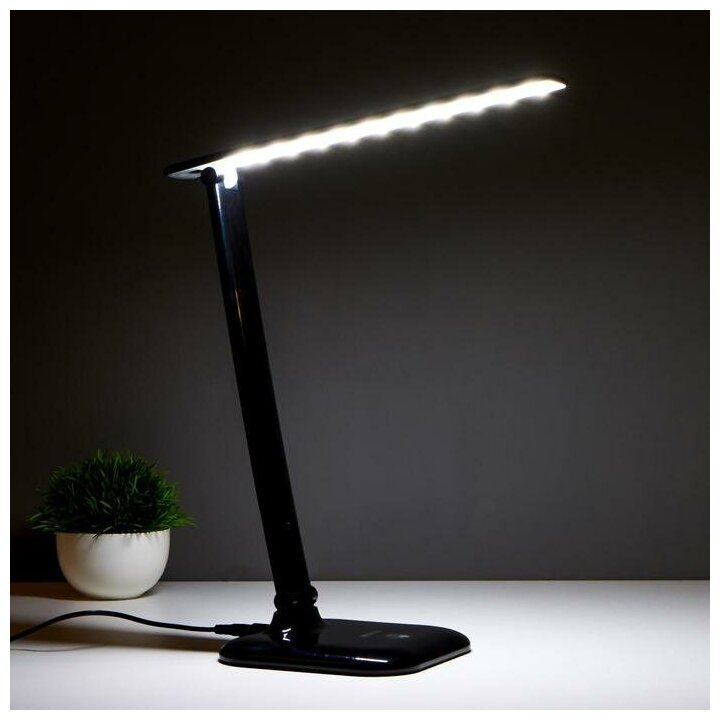 лампа настольная светодиодная ARTSTYLE LED 9Вт диммируемая черная - фото №6