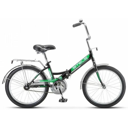 Велосипед складной STELS Pilot 315 черный/ зеленый