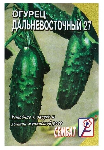 Семена Огурец "Дальневосточный 27" 05 г (6 шт)