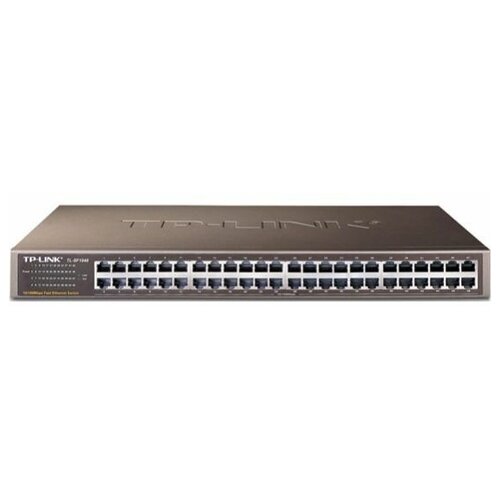 Коммутатор TP-Link JetStream™ 48-Port Gigabit and 4-Port 10GE SFP+ L2+ Managed Switch with 48-Port PoE+ 24 port gigabit managed poe switch with 4 10g sfp ports support 802 3af at poe 1 console port 19 inch rack mount support l2 l2 features