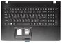 Клавиатура для ноутбука Acer Aspire E5-575G черная топ-панель