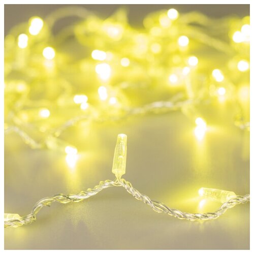 Светодиодная гирлянда ARD-STRING-CLASSIC-10000-CLEAR-100LED-STD Gold (230V, 7W) (Ardecoled, IP65)