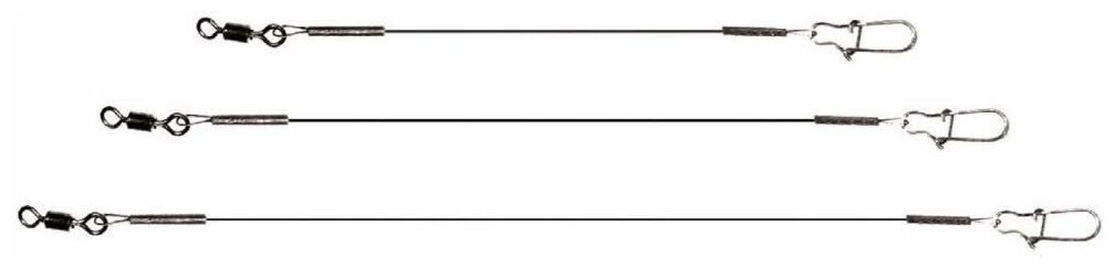 Поводок рыболовный ПК "Просто - Рыболовные товары" AFW 7 нитей 022мм - 5кг 25 см 3 шт. в уп.