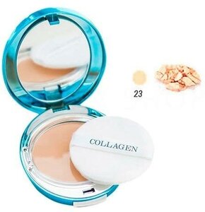 ENOUGH Collagen twoway cake (including Refill) #23 Пудра для лица с коллагеном со сменным блоком #23