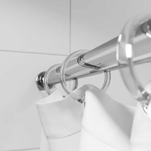 Набор крючков для штор d55 см 12 шт прозрачные 758₽