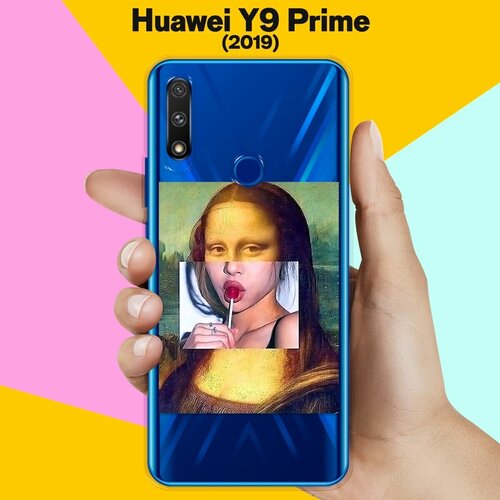 Силиконовый чехол Мона на Huawei Y9 Prime (2019) силиконовый чехол кот в очках на huawei y9 prime 2019