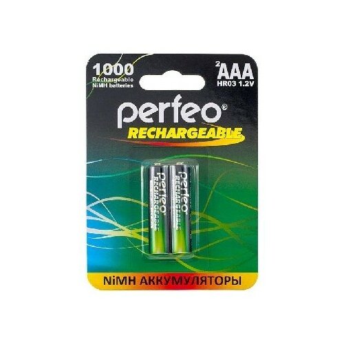 Аккумуляторы и зарядные устройства PERFEO AAA1000MAH-2BL