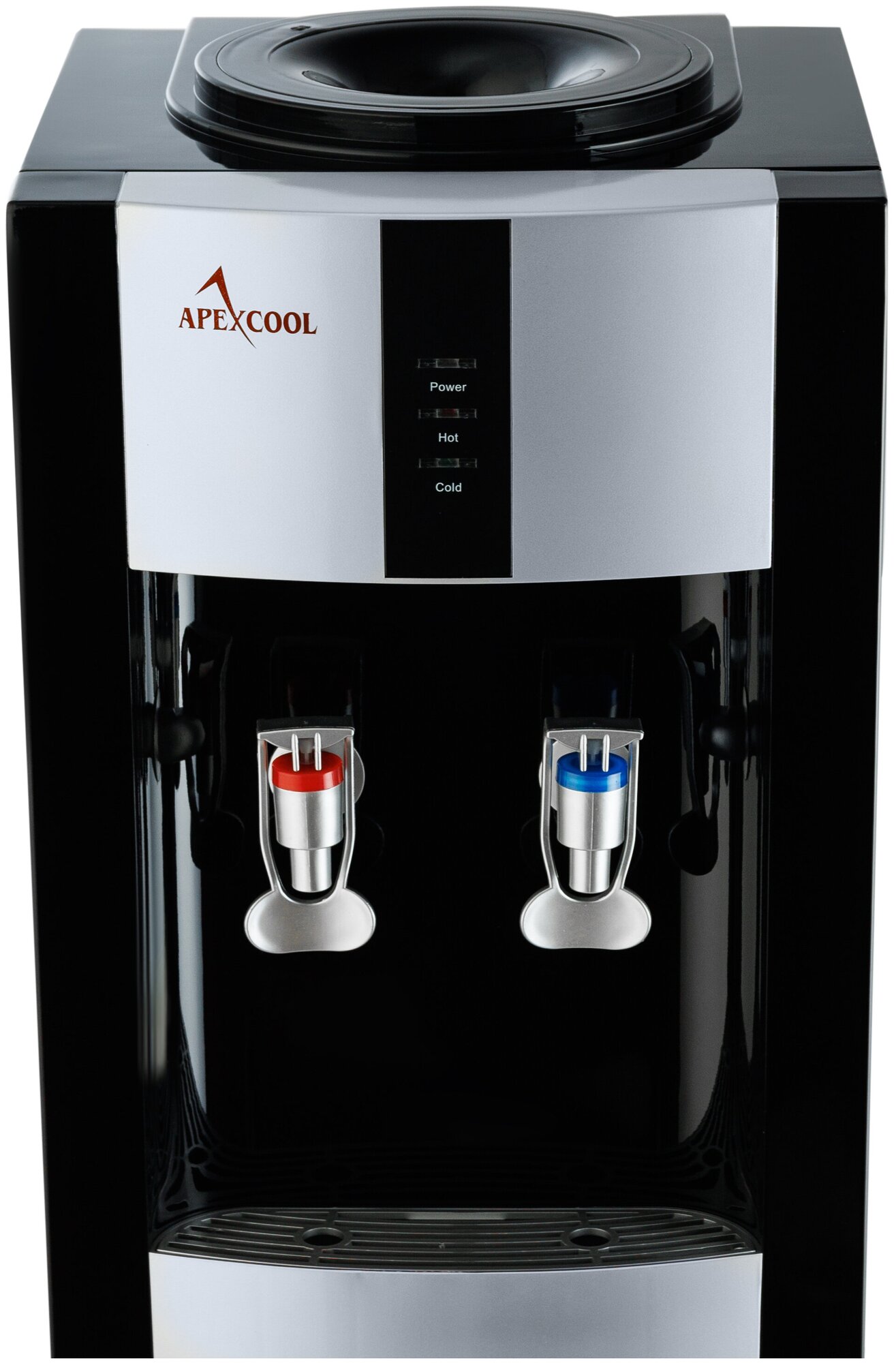 Кулер для воды с холодильником APEXCOOL 16LBE черный с серебром - фотография № 4