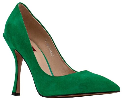 Туфли лодочки  Milana, размер 38, зеленый