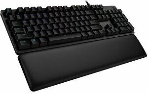 Клавиатура Logitech G G513 CARBON LIGHTSYNC RGB Mechanica, GX Brown, черный (920-009329)