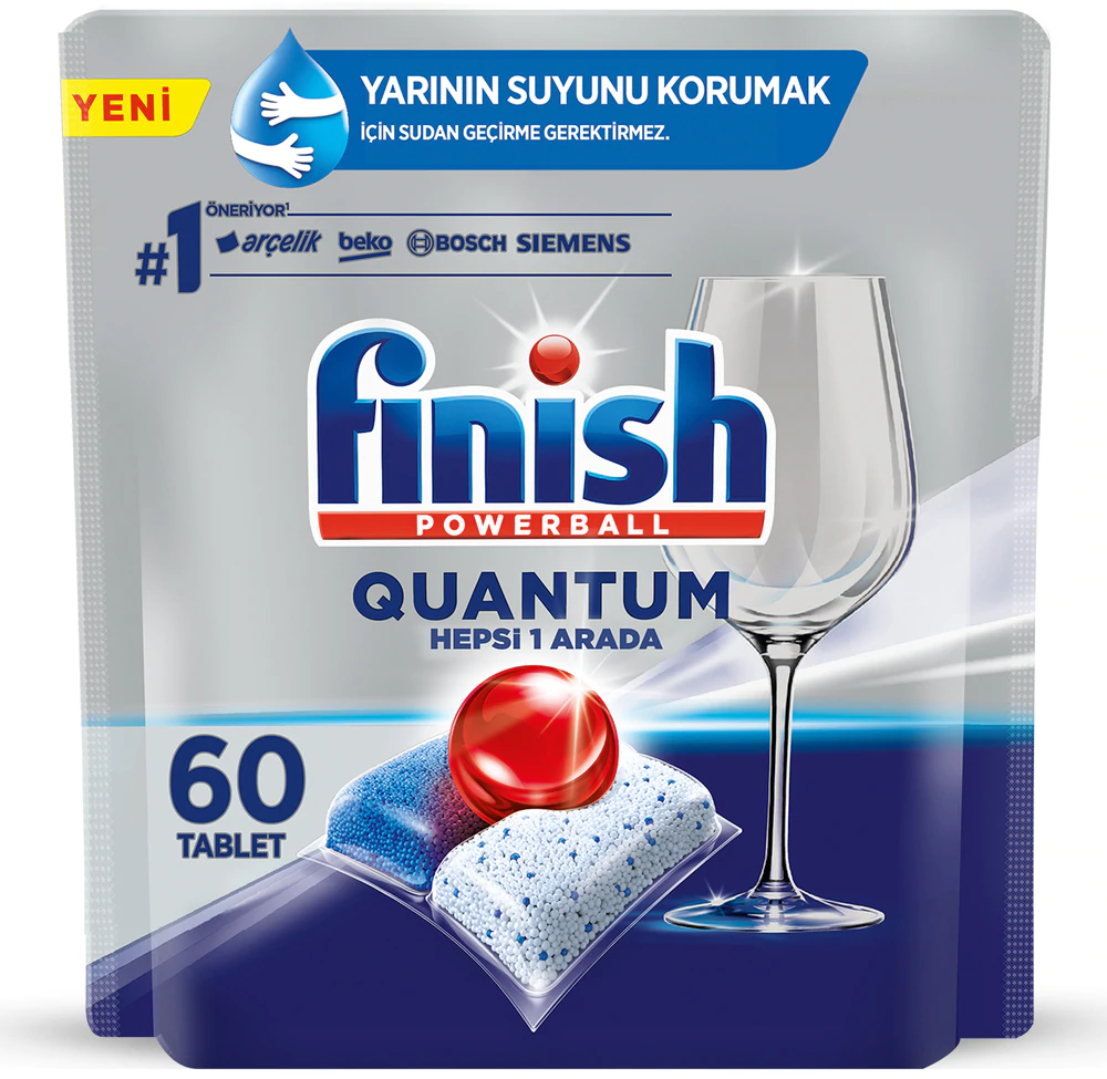 Капсулы для посудомоечных машин Finish Quantum, 60 шт