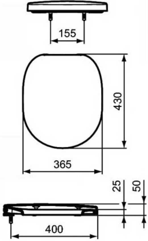 Сиденье для унитаза Ideal standard - фото №3