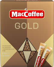 Растворимый кофе MacCoffee Gold, в стикахассорти, 30 уп., 60 г