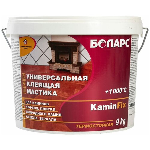 Боларс Клей Боларс KaminFix, 9 кг клей боларс kaminfix 9 кг