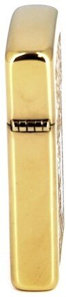 Оригинальная бензиновая зажигалка ZIPPO Slim® Venetian® 1652B с покрытием High Polish Brass