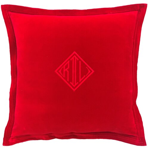 фото Декоративная подушка ralph lauren velvet red 50x50 см ralph lauren home