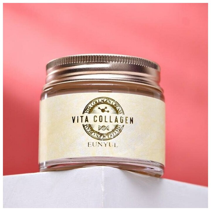 Крем с коллагеном и пептидами Eunyul Vita Collagen Cream, 70гр - фото №5