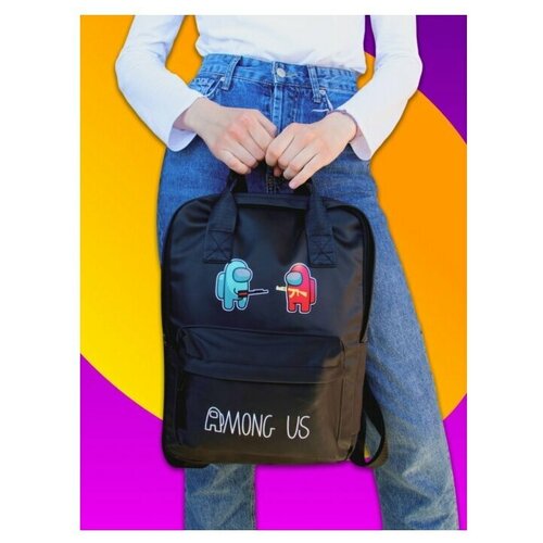 фото Детский рюкзак/ рюкзак школьный/ рюкзак для девочки/ рюкзак для мальчика / рюкзак among us/ амонг ас нет