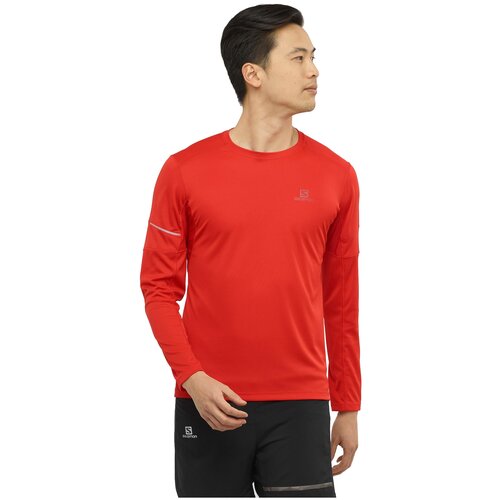 Футболка с длинным рукавом беговая SALOMON Agile LS Tee Berri (US:M)