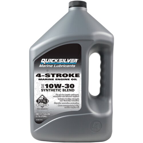 Моторное масло QUICKSILVER Synthetic Blend 10W30 для ПЛМ и стационарных моторов 4 л