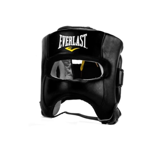 фото Боксерский шлем с бампером everlast elite leather (l/xl)