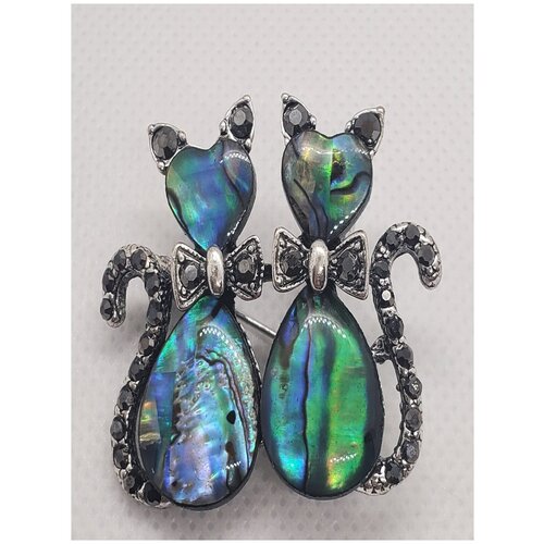 фото Брошь - подвеска "кошечки с бантиками" гелиотис максимикс