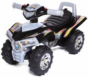 Пушкар каталка детская Super ATV BabyCare, кожаное сиденье, черный