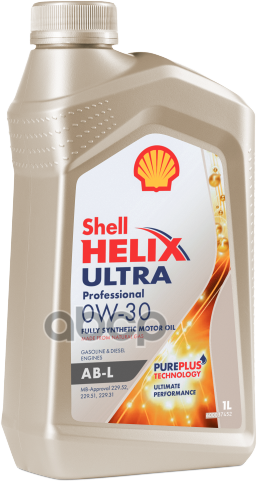 Shell Масло Моторное Helix Ultra Professional Ab-L 0W30 Синт.1л Shell