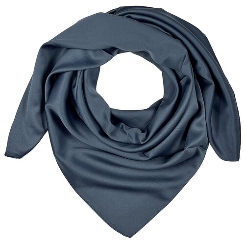 фото Шелковый платок однотонный, женский платок одноцветный, красный dalinnica