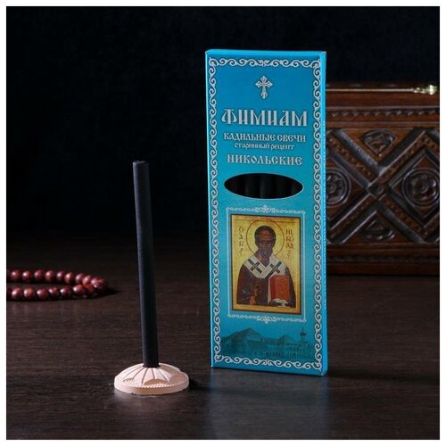 фото Набор традиционных русских благовоний "фимиам. никольские", 7шт + подставка mikimarket