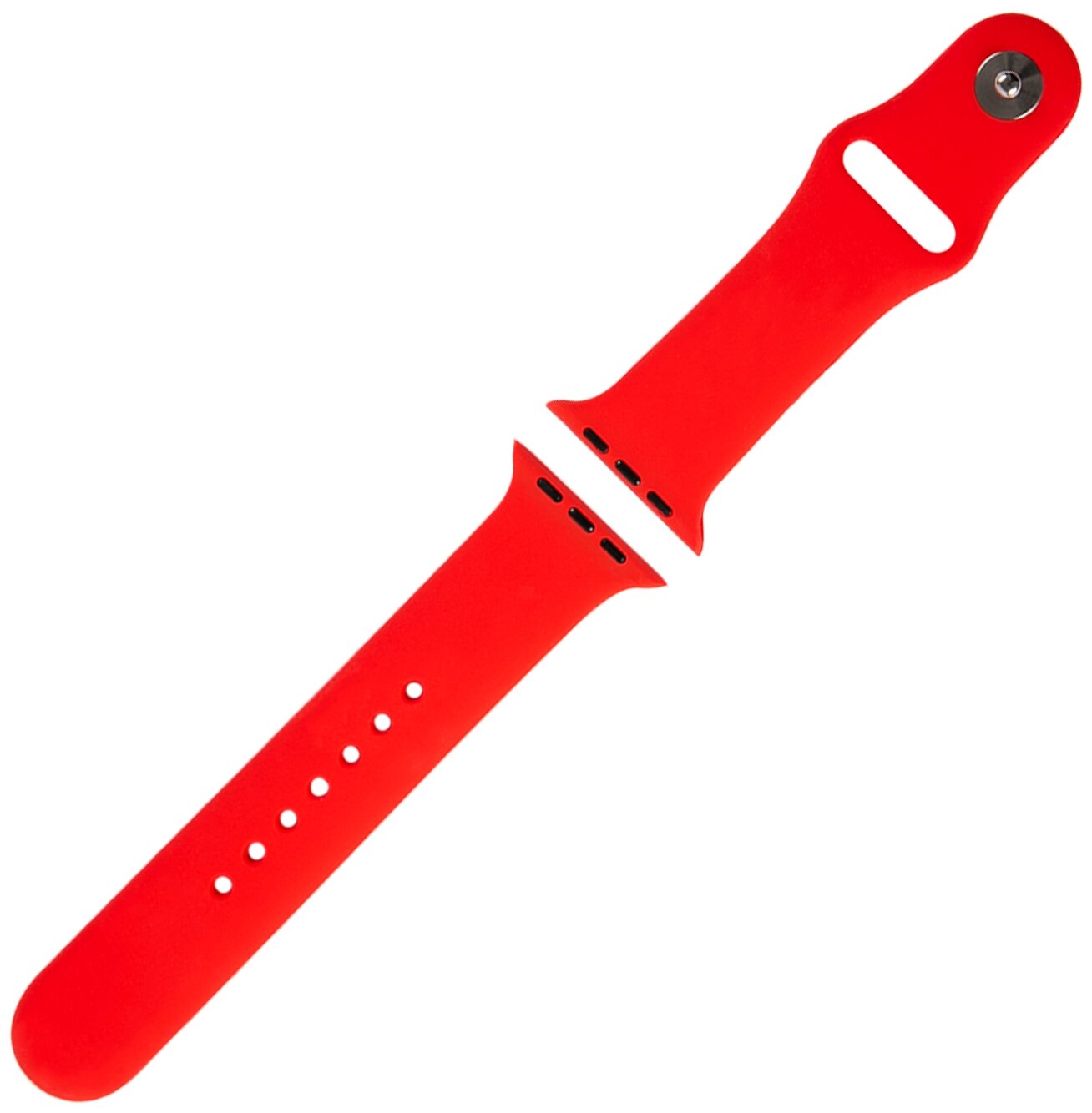 Red Line Силиконовый ремешок для Apple Watch 42/44 mm (series 3/4/5/SE/6)