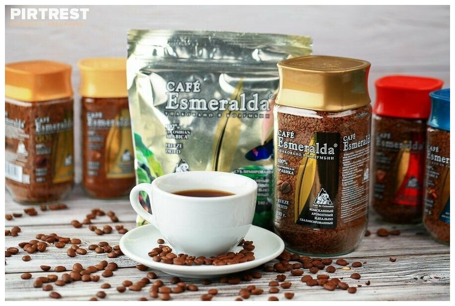 Кофе растворимый 2 банки "Cafe Esmeralda" 100 г. - фотография № 3