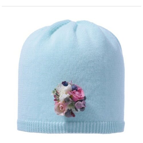 фото Шапка бини андерсен, размер 50-52, голубой